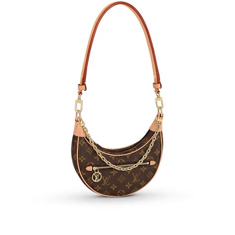 louis vuitton bag half moon|louis vuitton monogram looping bag.